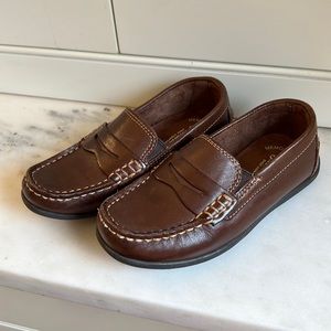 Florsheim Kids Jasper Driver Jr. - Saddle Brown - little boys size 12